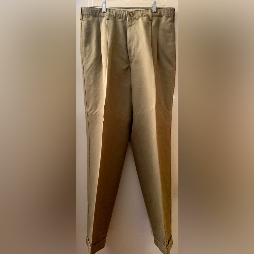 Linen dress pants. Club Room. 34x32. Beige.